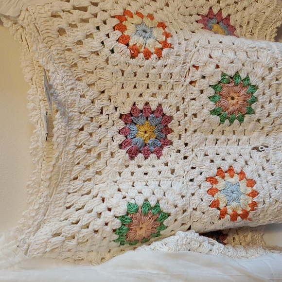 NWT Aerie cropped peasant blouse - Picture 2 of 3